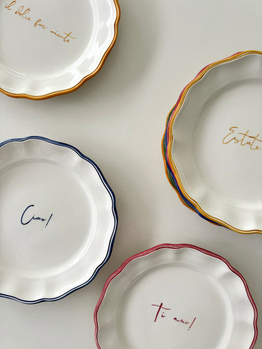 Scritto Dinner Plate Mix & Match (set of 6)