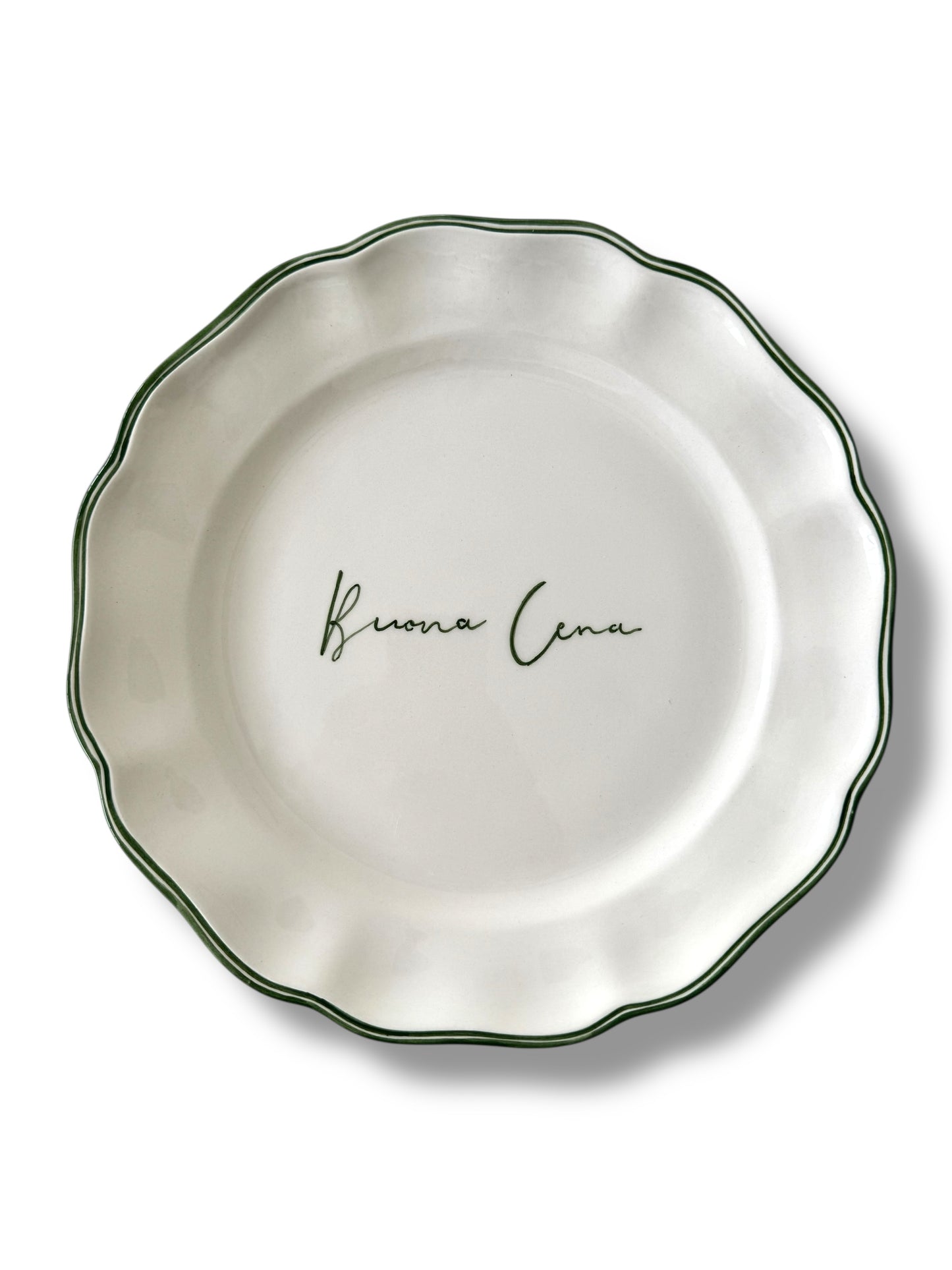 Scritto Buona Cena Dinner Plate