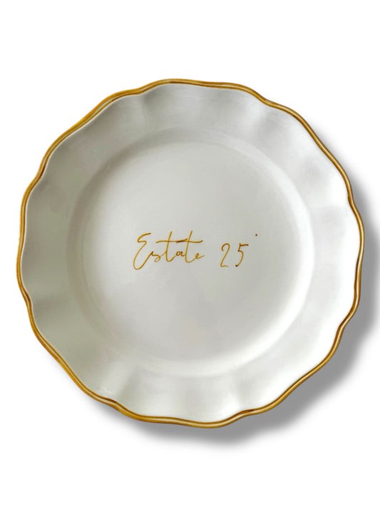 Scritto Estate 25' Dinner Plate
